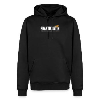 Praktikant Praktikantin Ausbildung Lehrling - Männer Premium Bio Hoodie - Schwarz - Vorne - Nico (187cm)