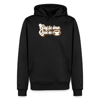 Kaffee Kaffee Junkie Kaffeebohnen Barista Cafe - Männer Premium Bio Hoodie - Schwarz - Vorne - Nico (187cm)