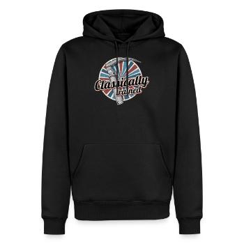 Classically Trained Laryngoscope Retro Nurse - Sweat à capuche Premium bio Homme - noir - Devant - Nico (187cm)