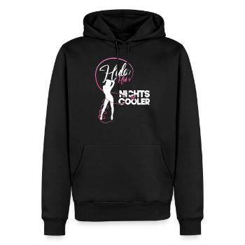 Hula nichts ist cooler Sport Diät Hoop Geschenk - Männer Premium Bio Hoodie - Schwarz - Vorne - Nico (187cm)