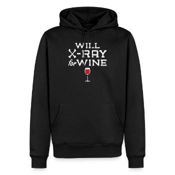 Funny Xray Apparel Radiologist Radiology X-Ray Fun - Männer Premium Bio Hoodie - Schwarz - Vorne - Nico (187cm)