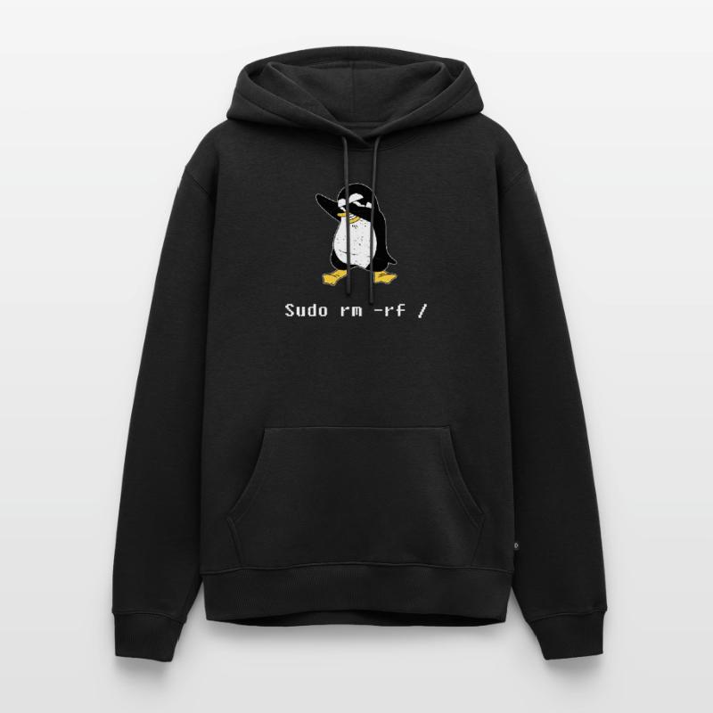Sudo rm RF Admin Sysadmin Cadeau Java Linux Sweat à capuche Premium bio Homme
