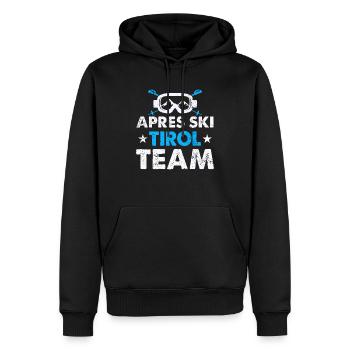 Apres Ski Tirol Team Skiurlaub Autriche Party - Sweat à capuche Premium bio Homme - noir - Devant - Nico (187cm)
