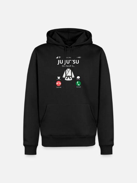 Ju Jutsu - Geschenkideen Kampfsport - Männer Premium Bio Hoodie - Schwarz