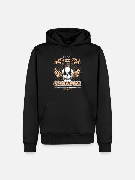 Genderwahnsinn - Geschlechter Sprache - Männer Premium Bio Hoodie - Schwarz