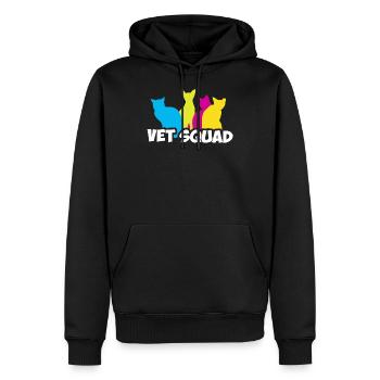 Tierarzt Tierarzthelferin Vet Tech - Männer Premium Bio Hoodie - Schwarz - Vorne - Nico (187cm)