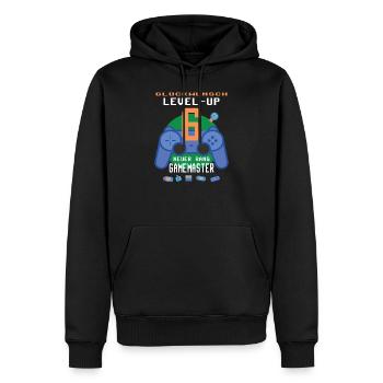 Geburtstag Gamer 6 Jahre Spruch Design - Männer Premium Bio Hoodie - Schwarz - Vorne - Nico (187cm)