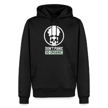 Jour de la Terre Protection de la Terre - Sweat à capuche Premium bio Homme - noir - Devant - Nico (187cm)