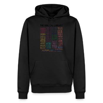 Bibel Design Gottes Wort Jesus Gott Kirche Bibel S - Männer Premium Bio Hoodie - Schwarz - Vorne - Nico (187cm)