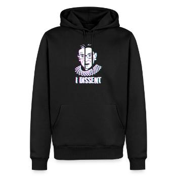 RBG Ruth Bader Ginsburg Feministisch Politisch - Männer Premium Bio Hoodie - Schwarz - Vorne - Nico (187cm)