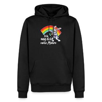 Ostern Lustig Familie Osterhase Kinder - Männer Premium Bio Hoodie - Schwarz - Vorne - Nico (187cm)