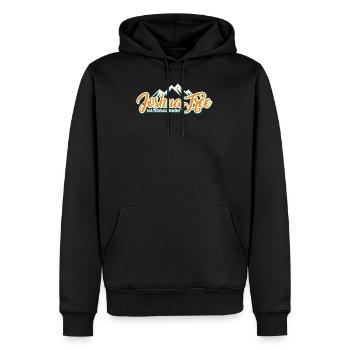 Joshua Tree National Park Retro Vintage - Sweat à capuche Premium bio Homme - noir - Devant - Nico (187cm)