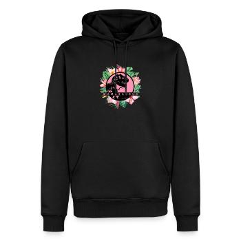 Fête des mères maman maman maman maman maman mère - Sweat à capuche Premium bio Homme - noir - Devant - Nico (187cm)