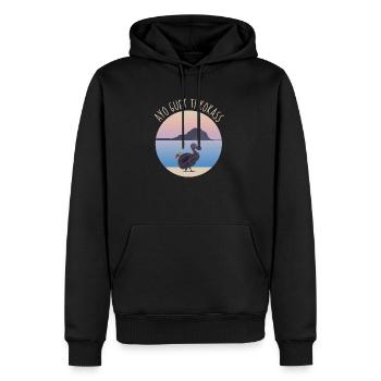Ayo guet ti kokass - Männer Premium Bio Hoodie - Schwarz - Vorne - Nico (187cm)