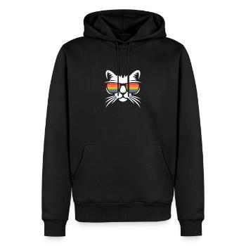 LGBTQ Community Katze Frauchen Kawaii LGBTQ Anime - Männer Premium Bio Hoodie - Schwarz - Vorne - Nico (187cm)