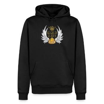 Küchenqueen Backen Design mit Kuchen - Männer Premium Bio Hoodie - Schwarz - Vorne - Nico (187cm)