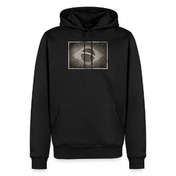 Brasilien - Männer Premium Bio Hoodie - Schwarz - Vorne - Nico (187cm)