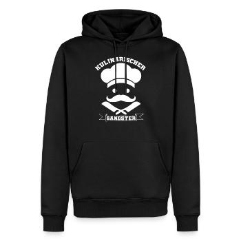 Kochen Spruch Kochausbildung Sauce Patissier - Männer Premium Bio Hoodie - Schwarz - Vorne - Nico (187cm)