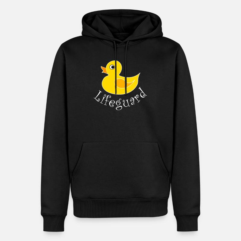 Canard Canard Grinchet Quak - Sweat à capuche Premium bio Homme - noir