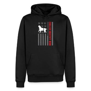English Mastiff Mom T Shirt Retro English Mastiff - Men’s Premium Organic Hoodie - black - Front - Nico (187cm)