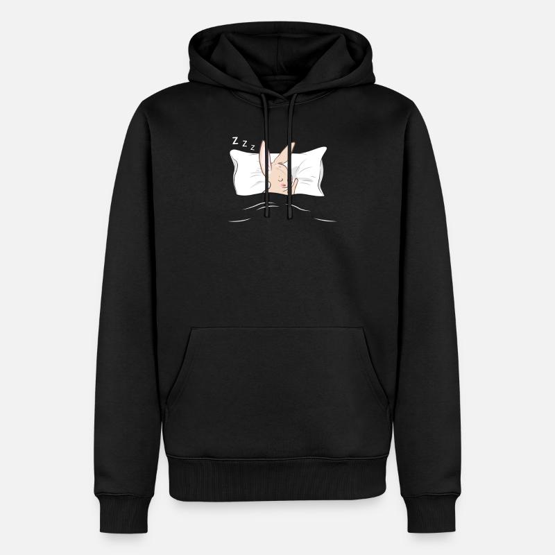 Pyjama pyjama lapin - Sweat à capuche Premium bio Homme - noir