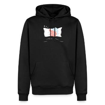 Sleep shirt Pajama Pyjama Sleepsuit Nightgown Pig - Men’s Premium Organic Hoodie - black - Front - Nico (187cm)