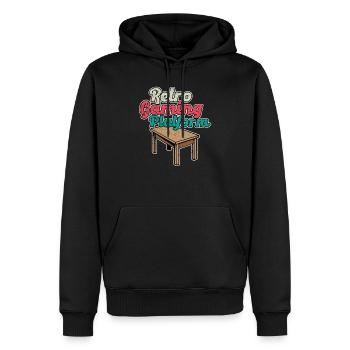 Retro Original Gaming For Board Game Lovers - Sweat à capuche Premium bio Homme - noir - Devant - Nico (187cm)