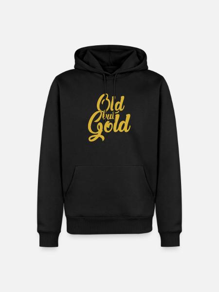 Old but or - Sweat à capuche Premium bio Homme - noir