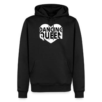 Dancing Queen Geschenkidee T-Shirt - Männer Premium Bio Hoodie - Schwarz - Vorne - Nico (187cm)