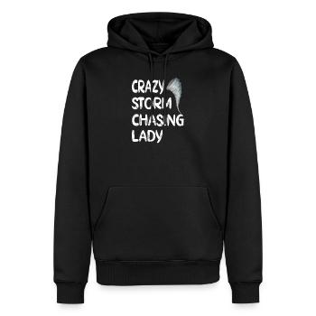 Sturmjäger Unwetter Wetter Tornado Storm Chasing - Männer Premium Bio Hoodie - Schwarz - Vorne - Nico (187cm)