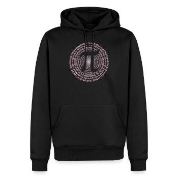 Die Zahl Pi - Männer Premium Bio Hoodie - Schwarz - Vorne - Nico (187cm)