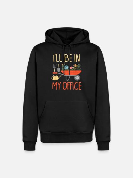 Garten Gärtner Gartenarbeit - Männer Premium Bio Hoodie - Schwarz