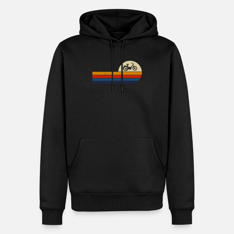 Mobylette Mofa Mofa MofaPower Retro - Sweat à capuche Premium bio Homme - noir