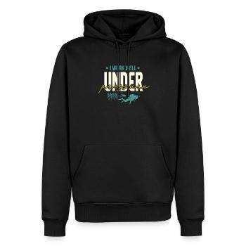 I Work Well Under Pressure Scuba Diving - Men’s Premium Organic Hoodie - black - Front - Nico (187cm)