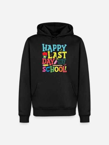 Last day of school - Men’s Premium Organic Hoodie - black