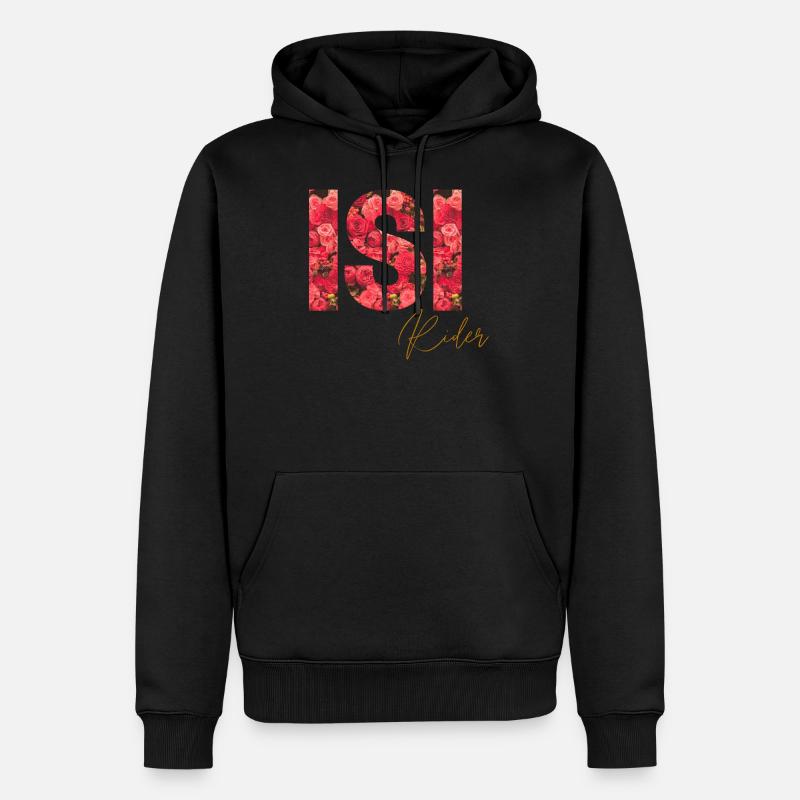 Cavalier d'Isi - Sweat à capuche Premium bio Homme - noir
