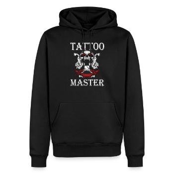 Tätowierer Tattoo Artist Tätowiert Tätowierung - Männer Premium Bio Hoodie - Schwarz - Vorne - Nico (187cm)