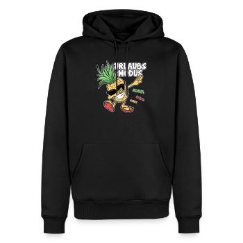 Dabbing Ananas Urlaubs Modus Hawaii - Männer Premium Bio Hoodie - Schwarz - Vorne - Nico (187cm)