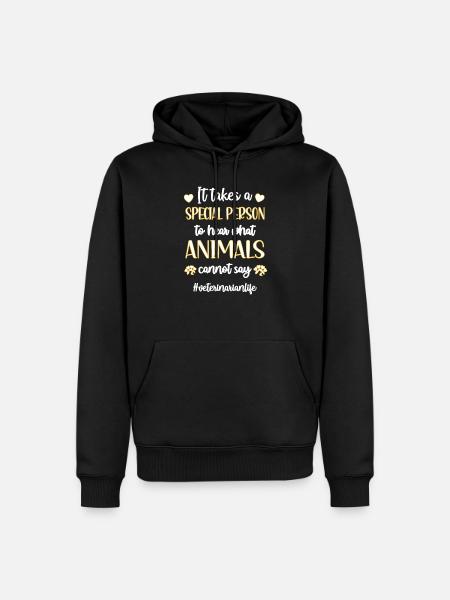 Vétérinaire vétérinaire médecin vétérinaire - Sweat à capuche Premium bio Homme - noir