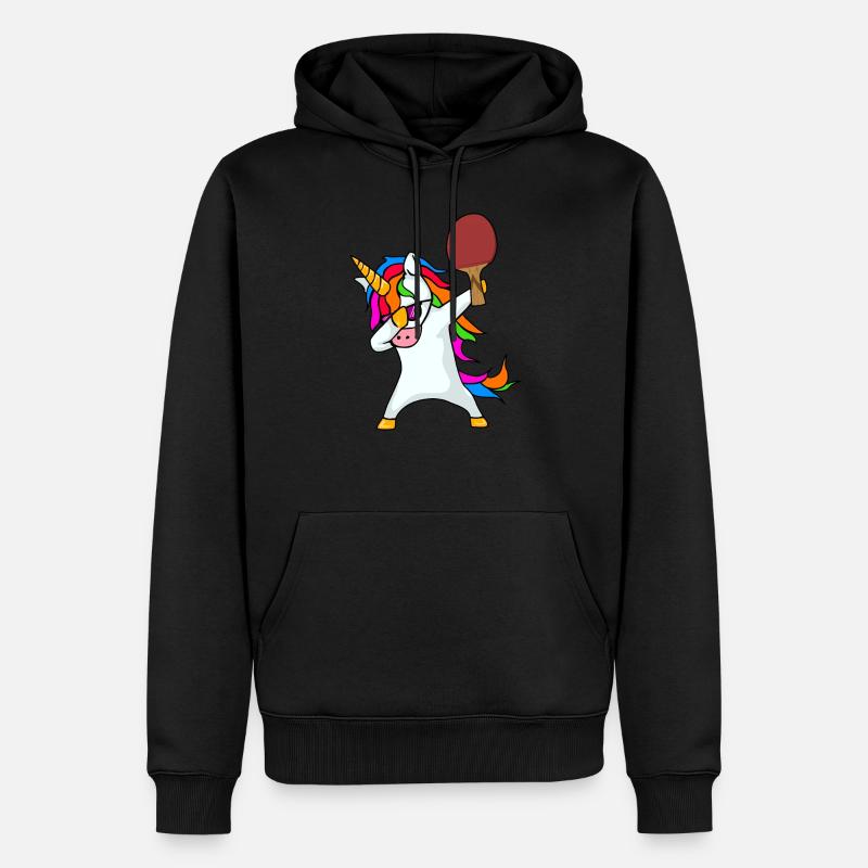 Ping-ping -Ping -ping-cong - Sweat à capuche Premium bio Homme - noir