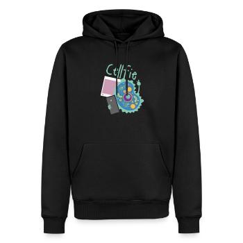 Cell Fie Funny Science Biology Teacher - Männer Premium Bio Hoodie - Schwarz - Vorne - Nico (187cm)