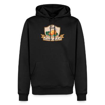 Sir Lunch A Lot Of Wolverine Grilling Barbecue Forages - Men’s Premium Organic Hoodie - black - Front - Nico (187cm)
