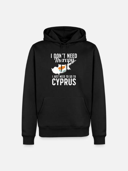 Cyprus flag I Cyprus souvenirs - Men’s Premium Organic Hoodie - black