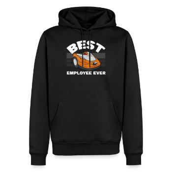 Best Employee Ever Mower Lawn Mowing Robotic - Männer Premium Bio Hoodie - Schwarz - Vorne - Nico (187cm)