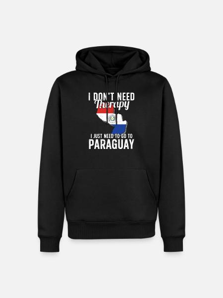 Paraguay flag I Paraguay Souvenirs - Herre Premium økologisk hoodie - sort