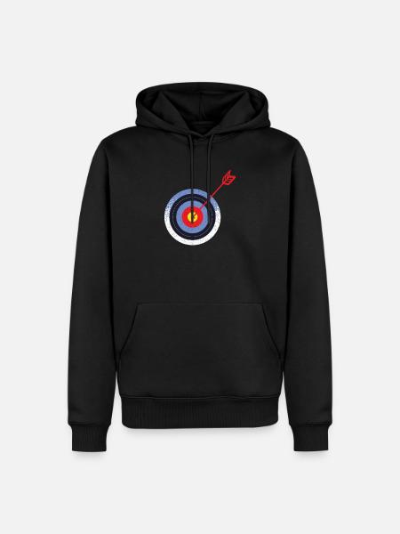 Archery archer - Men’s Premium Organic Hoodie - black