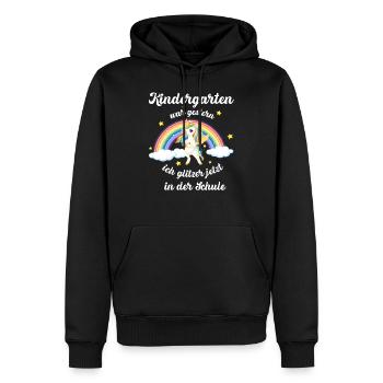 Kindergarten Schule Einschulung Jungs outfit - Männer Premium Bio Hoodie - Schwarz - Vorne - Nico (187cm)