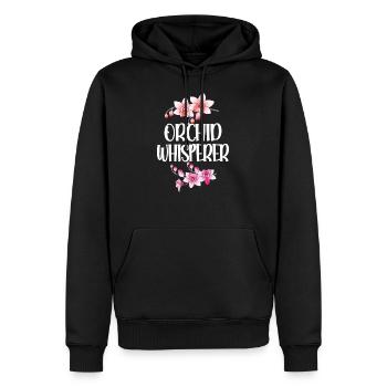 Orchideenflüsterer Orchideenliebhaber Pflanzenmama - Männer Premium Bio Hoodie - Schwarz - Vorne - Nico (187cm)