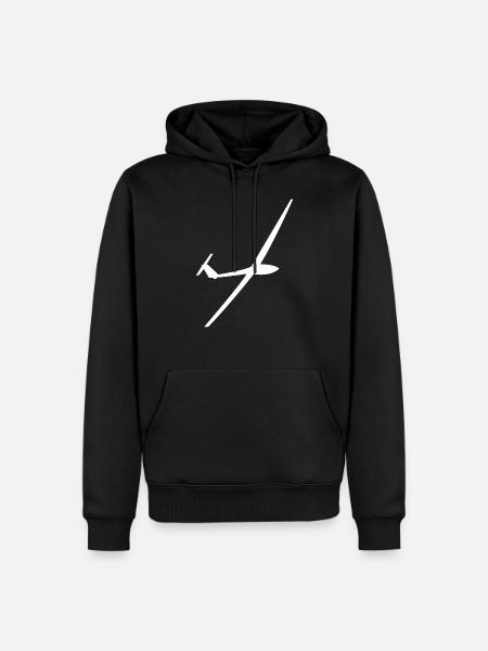 Glider Glider Gliding Glider - Men’s Premium Organic Hoodie - black