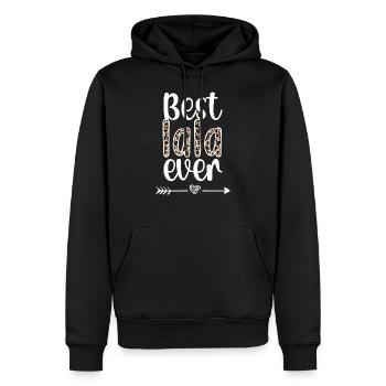Beste Lala Oma Muttertag Geschenk Lala Großmutter - Männer Premium Bio Hoodie - Schwarz - Vorne - Nico (187cm)